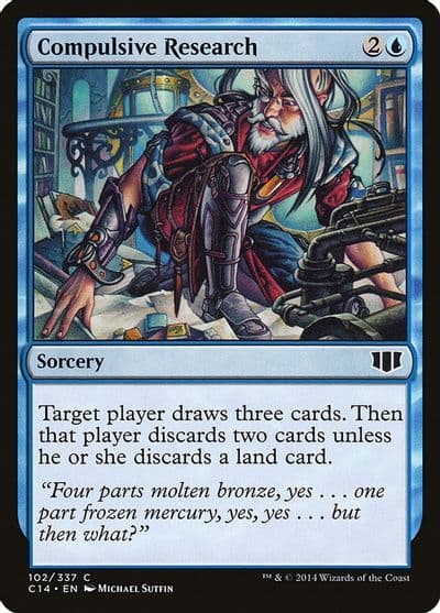 Compulsive Research Commander 2014 Magic card