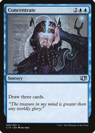 Concentrate Commander 2014 Magic card