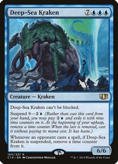 Deep Sea Kraken Commander 2014 Magic card