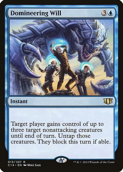 Domineering Will Commander 2014 Magic card