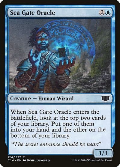 Sea Gate Oracle Commander 2014 Magic card