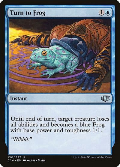 Turn to Frog Commander 2014 Magic card