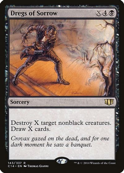 Dregs of Sorrow Commander 2014 Magic card