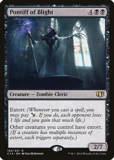 Pontiff of Blight Commander 2014 Magic card