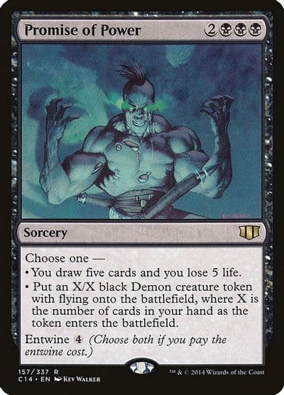 Promise of Power Commander 2014 Magic card