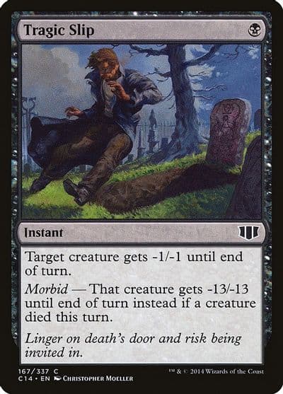Tragic Slip Commander 2014 Magic card