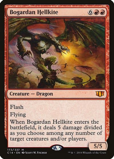 Bogardan Hellkite Commander 2014 Magic card