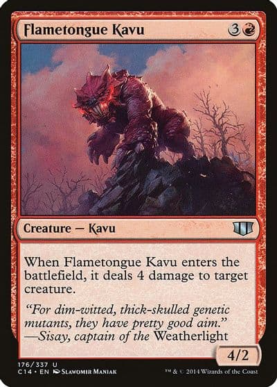 Flametongue Kavu Commander 2014 Magic card