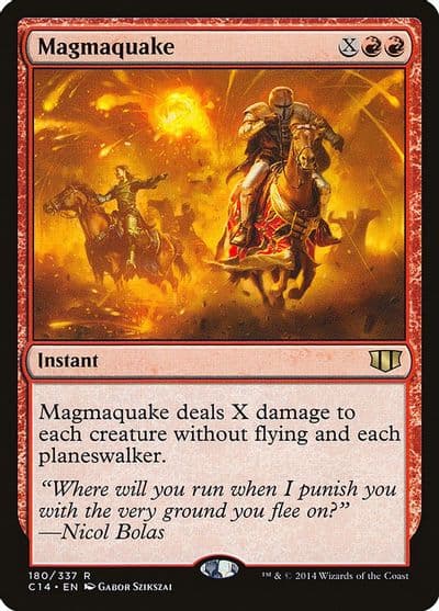 Magmaquake Commander 2014 Magic card