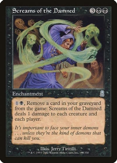 Screams of the Damned Odyssey Magic card