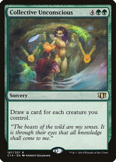 Collective Unconscious Commander 2014 Magic card