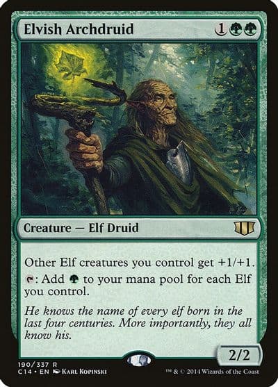 Elvish Archdruid Commander 2014 Magic card