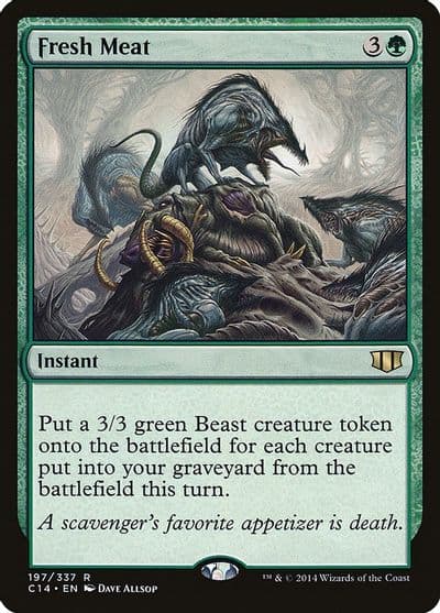 Fresh Meat Commander 2014 Magic card