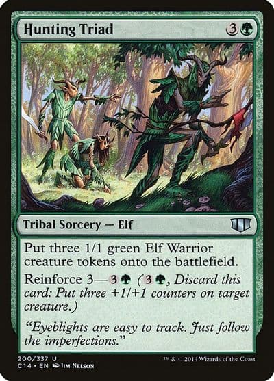 Hunting Triad Commander 2014 Magic card