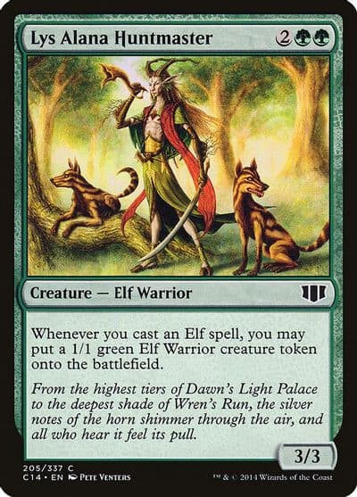 Lys Alana Huntmaster Commander 2014 Magic card