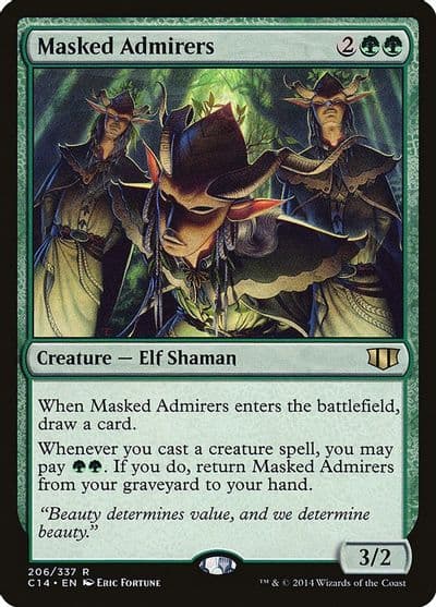 Masked Admirers Commander 2014 Magic card