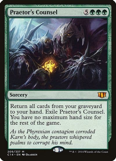 Praetors Counsel Commander 2014 Magic card