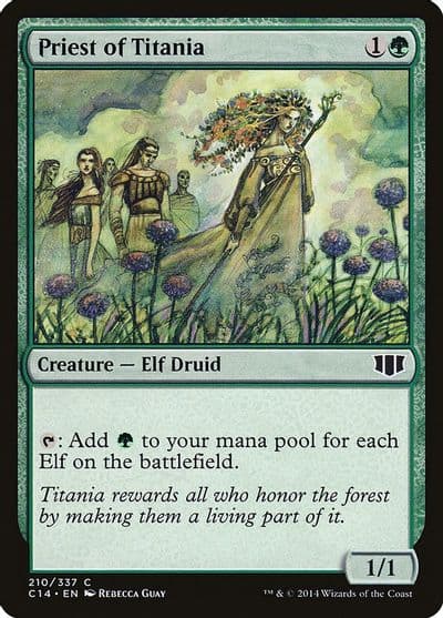 Priest of Titania Commander 2014 Magic card