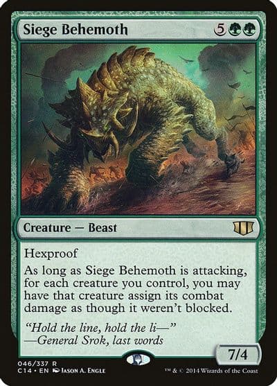Siege Behemoth Commander 2014 Magic card