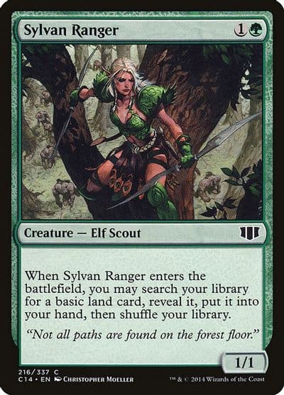 Sylvan Ranger Commander 2014 Magic card