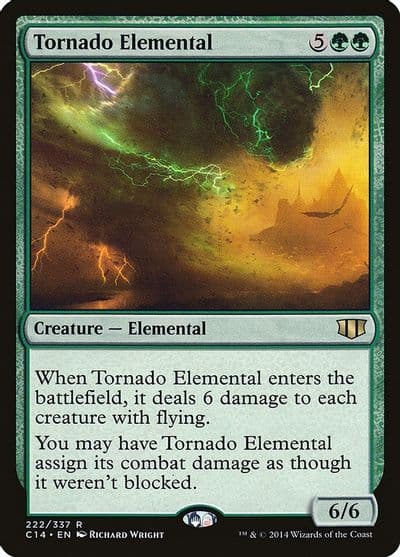Tornado Elemental Commander 2014 Magic card