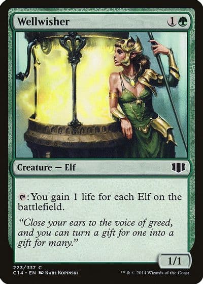 Wellwisher Commander 2014 Magic card