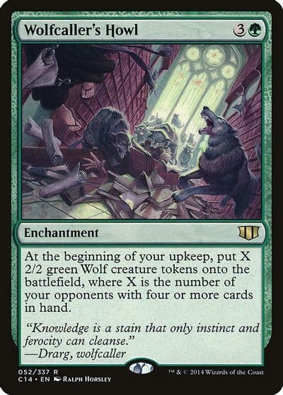 Wolfcallers Howl Commander 2014 Magic card