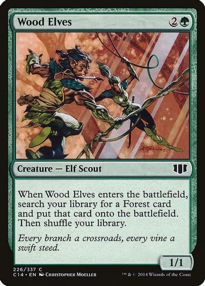 Wood Elves Commander 2014 Magic card