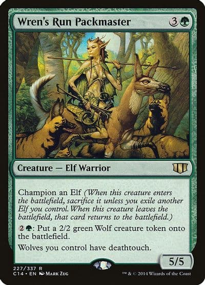 Wrens Run Packmaster Commander 2014 Magic card