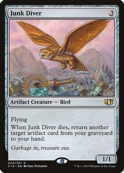 Junk Diver Commander 2014 Magic card