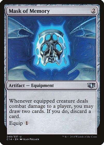Mask of Memory Commander 2014 Magic card