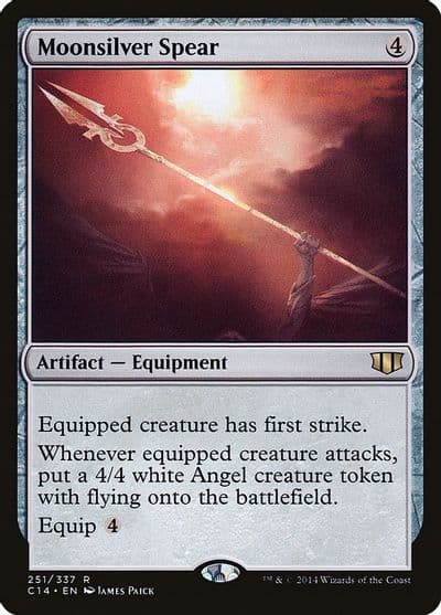 Moonsilver Spear Commander 2014 Magic card