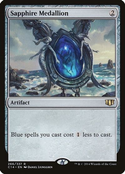 Sapphire Medallion Commander 2014 Magic card