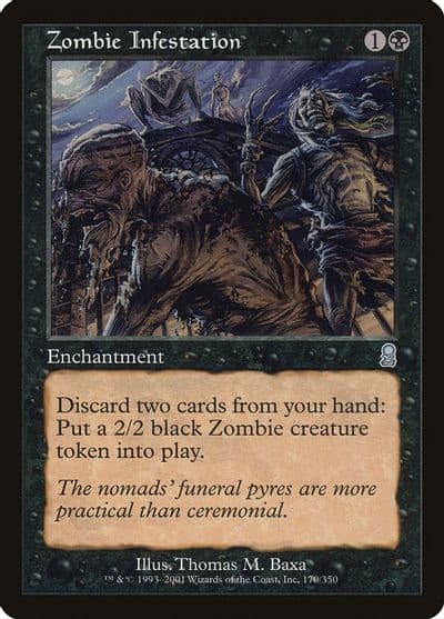 Zombie Infestation Odyssey Magic card