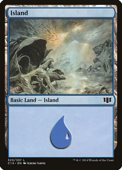 Island 323 Commander 2014 Magic card