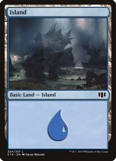 Island 324 Commander 2014 Magic card