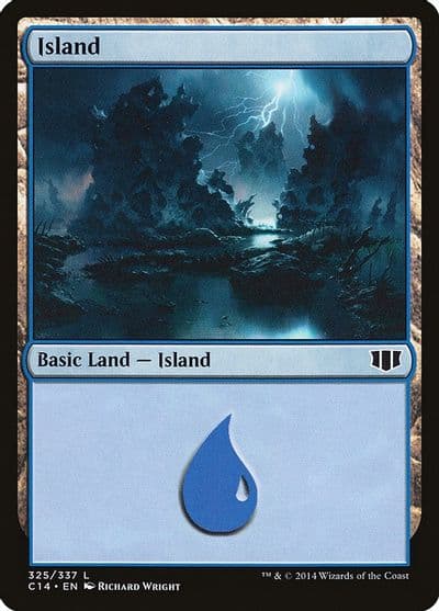 Island 325 Commander 2014 Magic card