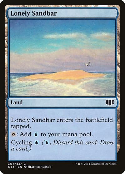 Lonely Sandbar Commander 2014 Magic card