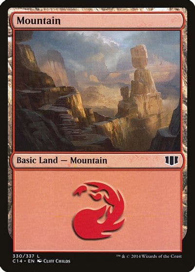 Mountain 330 Commander 2014 Magic card