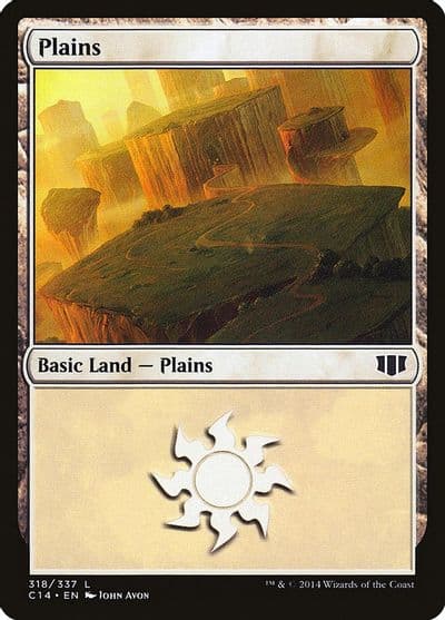 Plains 318 Commander 2014 Magic card