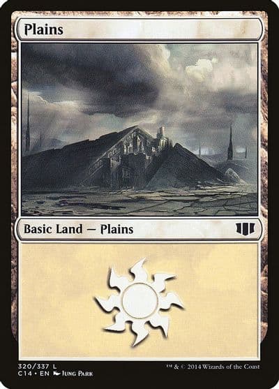 Plains 320 Commander 2014 Magic card