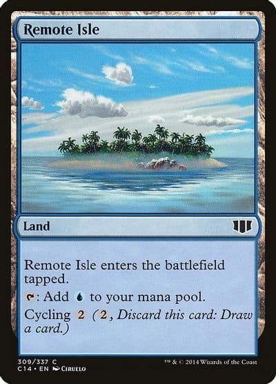 Remote Isle Commander 2014 Magic card