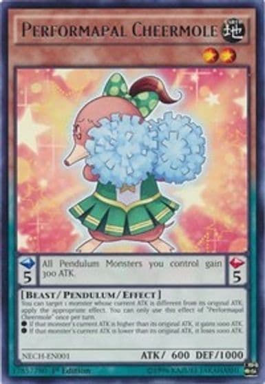 Performapal Cheermole The New Challengers Yu-Gi-Oh! card