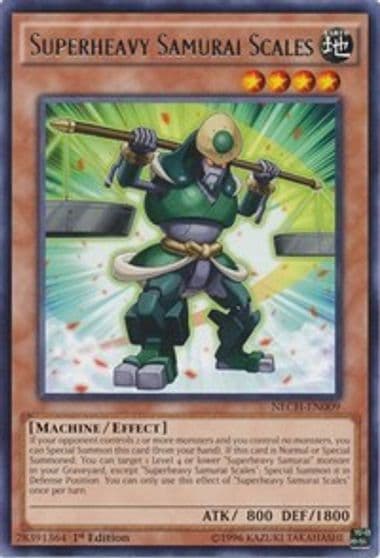 Superheavy Samurai Scales The New Challengers Yu-Gi-Oh! card