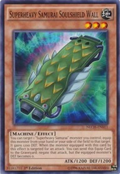 Superheavy Samurai Soulshield Wall The New Challengers Yu-Gi-Oh! card