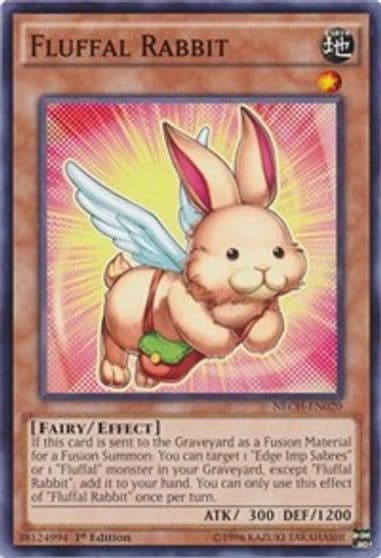 Fluffal Rabbit The New Challengers Yu-Gi-Oh! card