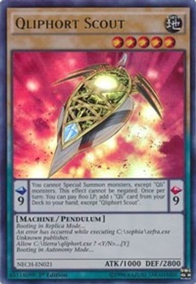 Qliphort Scout The New Challengers Yu-Gi-Oh! card