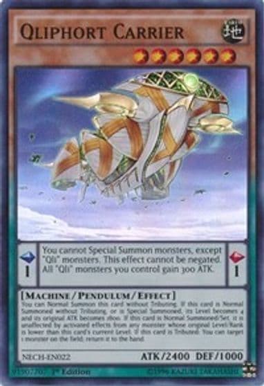 Qliphort Carrier The New Challengers Yu-Gi-Oh! card