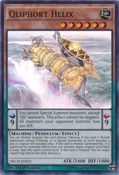 Qliphort Helix The New Challengers Yu-Gi-Oh! card