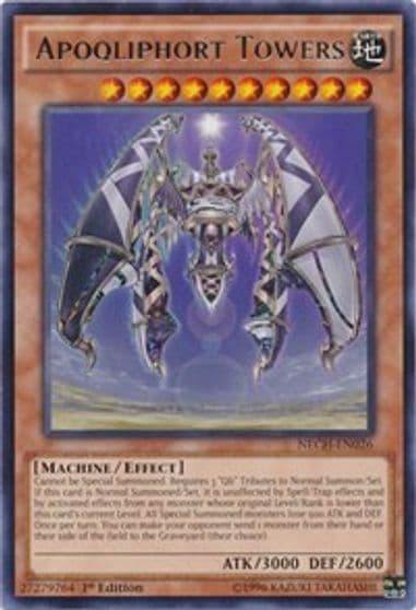 Apoqliphort Towers The New Challengers Yu-Gi-Oh! card